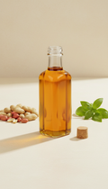 Wood-Pressed Groundnut Oil Glass Bottle